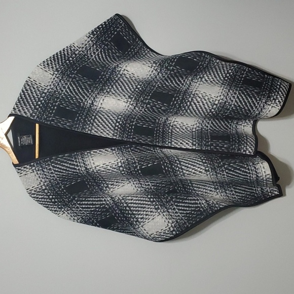 Ike Behar Wrap sweater women's one size cape black grey gray comfy wrap Cozy - Picture 1 of 10